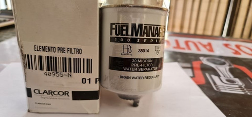Filtro Elemento Decantador Fuel Manager 35014