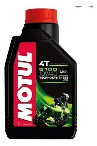 Aceite Para Motor Motul Semi-sintético 10w-40 Para Moto/cuatriciclo De 1 Unidad X 1l - Imagen 2