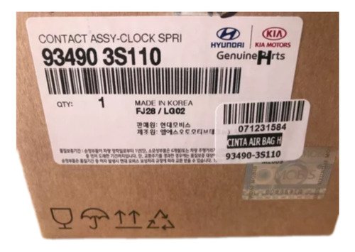 Cinta Airbag Hyundai Elantra Md 2011-2016 Original - Imagen 2